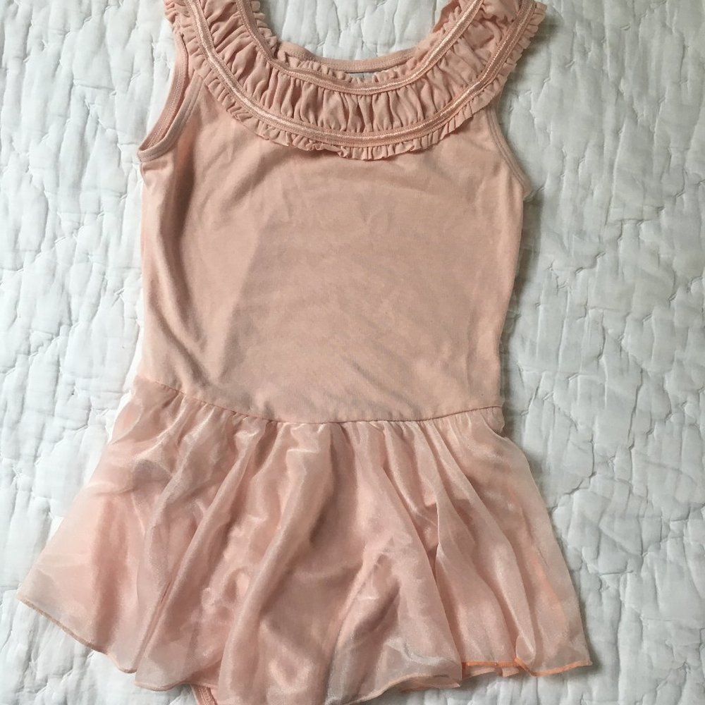 Pink Danskin Leotard girls sz medium